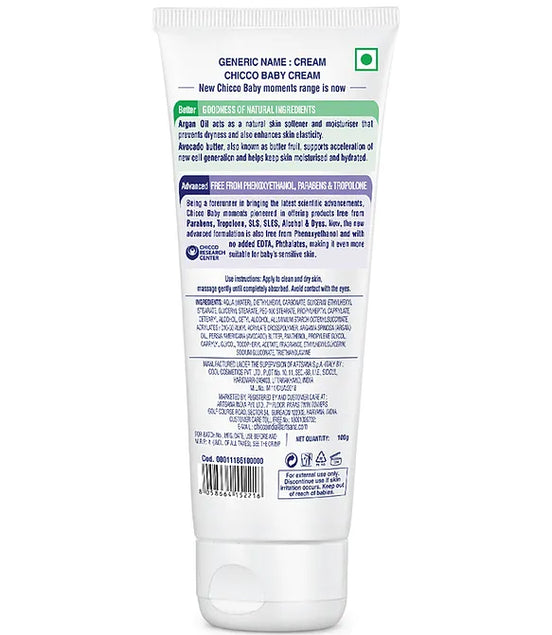 Chicco Baby Cream – 48-Hour Moisturization & Gentle Care