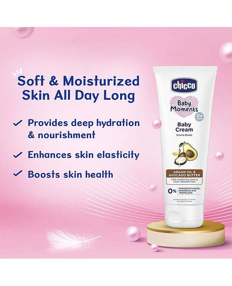 Chicco Baby Cream – 48-Hour Moisturization & Gentle Care