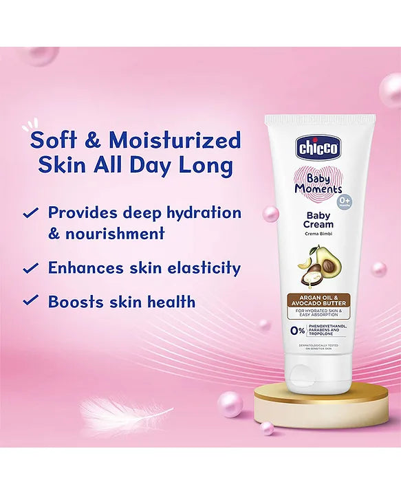 Chicco Baby Cream – 48-Hour Moisturization & Gentle Care