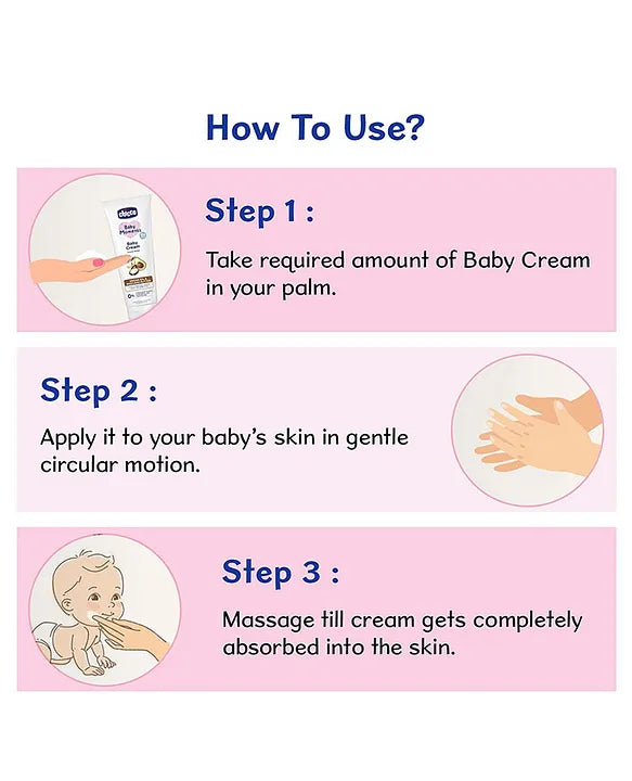 Chicco Baby Cream – 48-Hour Moisturization & Gentle Care