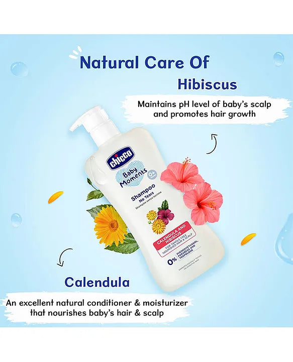 Chicco Baby Moments No Tears Shampoo – Gentle Care for Baby's Hair - image 4 of 30 - Baby Care