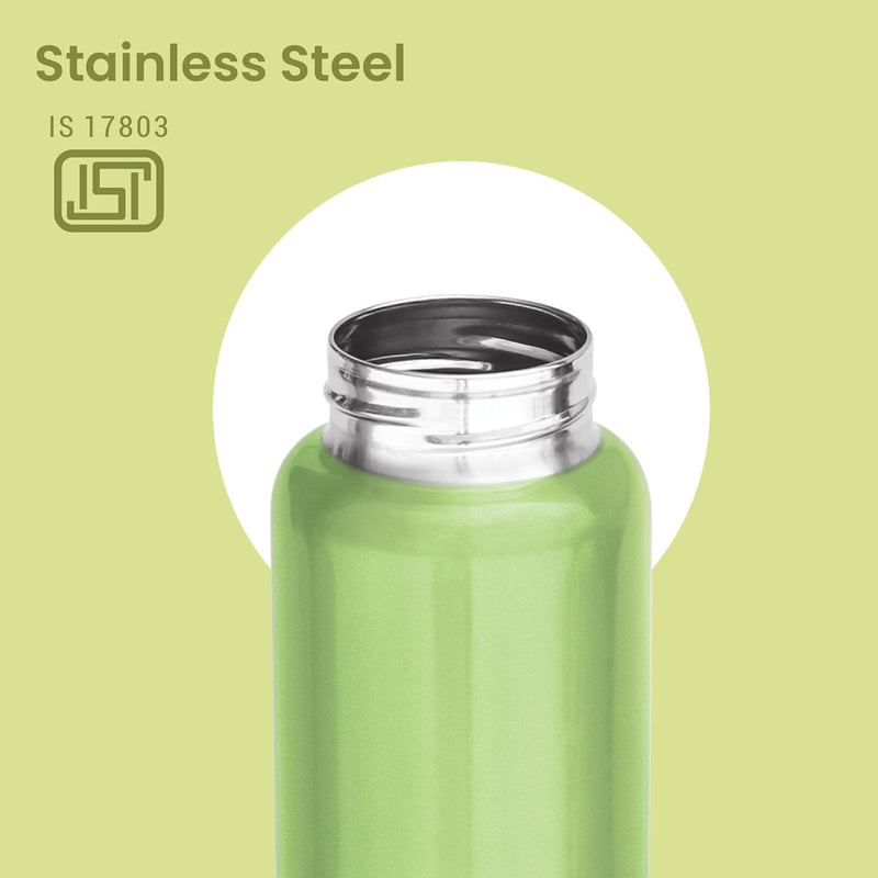Milton Personalized Aqua Stainless Steel Bottle