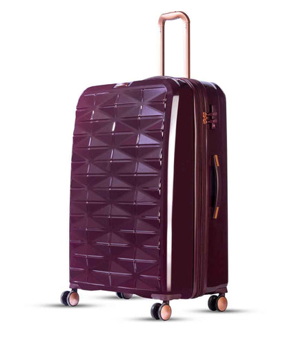 IT Luggage Certify Hard Trolley with TSA Lock — Burgundy (Large)
