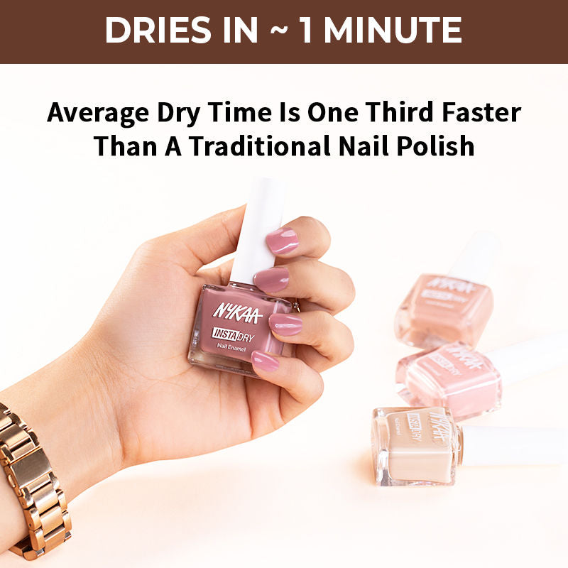 Nykaa Quick Dry Nail Enamel — side view