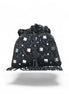 Midnight Sheesha Mirror-Work Potli Bag