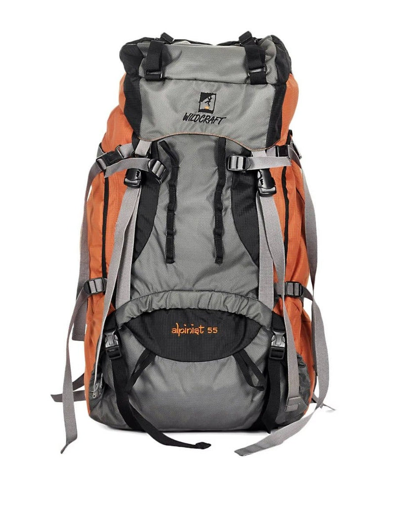 Wildcraft Alpinist 55 L rucksack in Orange