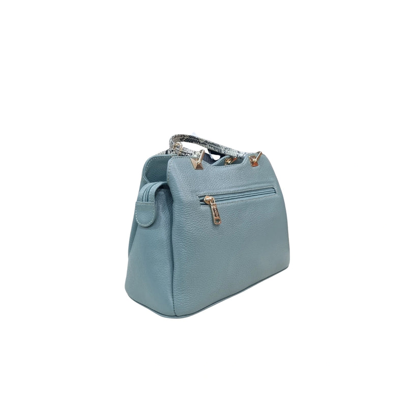 Carybu Leather Handbag — Women's Teal (Small)