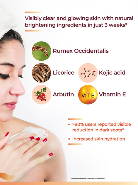 BI-LUMA Advance Skin Brightening Lotion For Even Skin Tone with Kojic Acid Vit E - 45 g