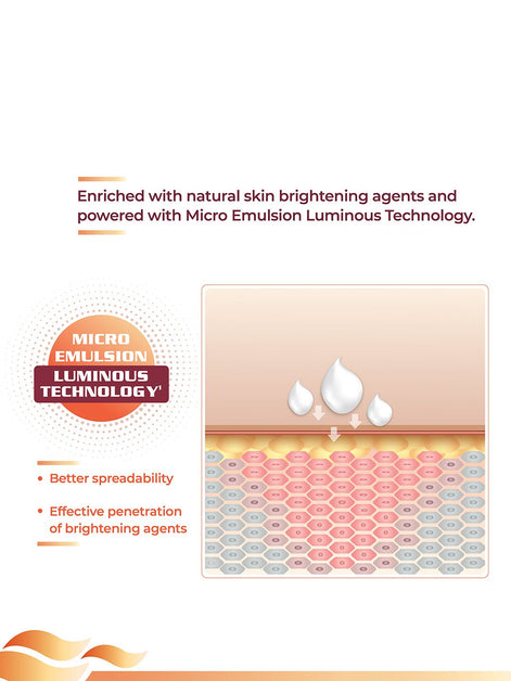 BI-LUMA Advance Skin Brightening Lotion For Even Skin Tone with Kojic Acid Vit E - 45 g