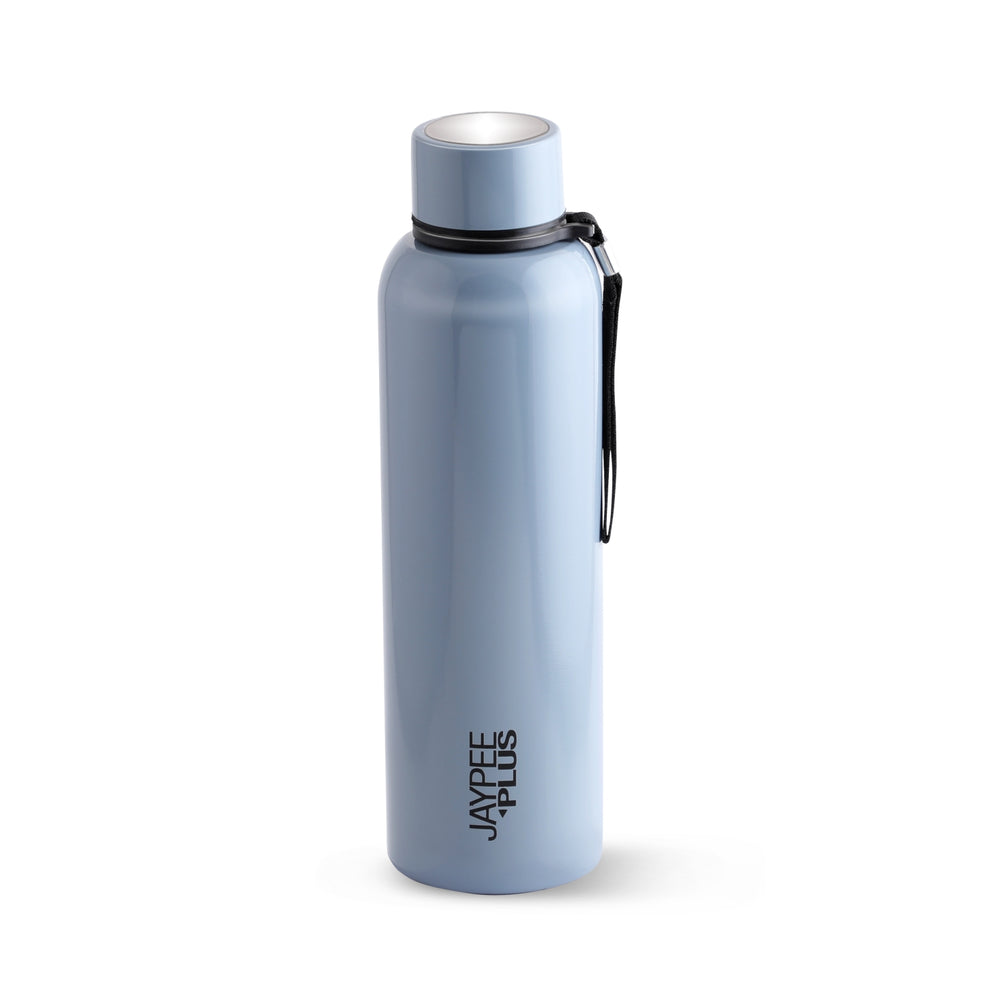 Jaypee Plus Vogue Vacuum Insulated SS Water Bottle 1000ml Light Grey