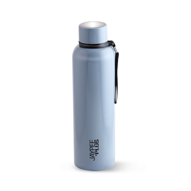 Jaypee Plus Vogue Vacuum Insulated SS Water Bottle 1000ml Light Grey