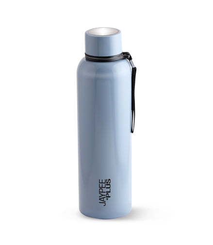 Jaypee Plus Vogue Vacuum Insulated SS Water Bottle 1000ml Light Grey