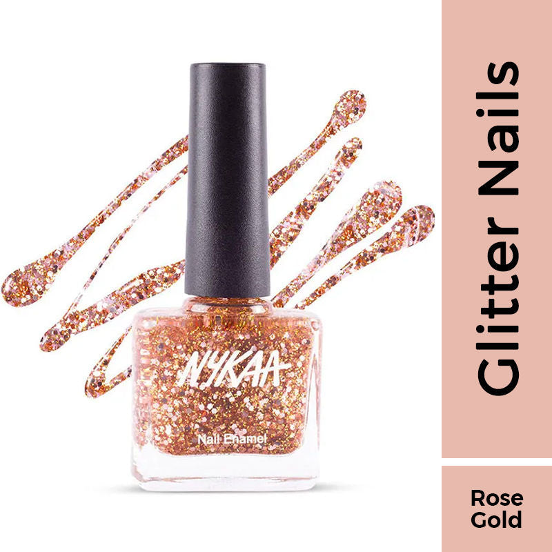Nykaa Star Studded Glitter Top Coat — front view