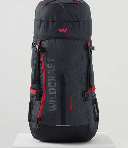 Wildcraft Rock & Ice 50 L rucksack in Black