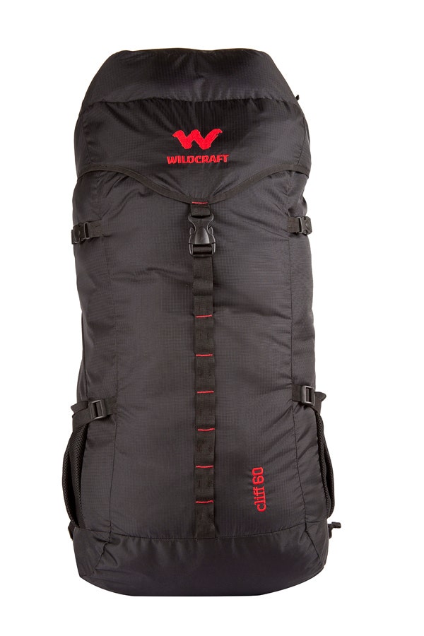 Wildcraft Cliff 60 L rucksack in Black