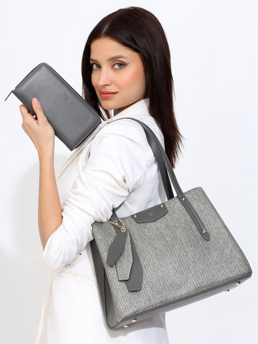 itti Aster Handbag - Grey