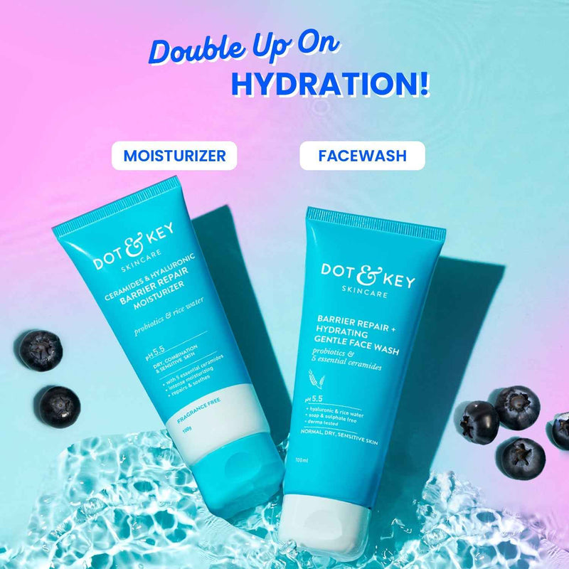 Dot & Key Hydrating Barrier Repair Duo (Face Wash + Moisturizer)