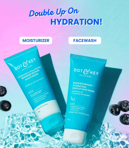 Dot & Key Hydrating Barrier Repair Duo (Face Wash + Moisturizer)