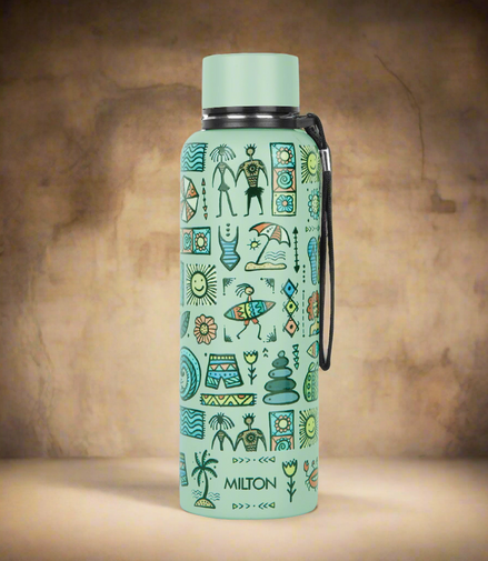 Milton Grey Beach 3D UV Printed Aura Thermosteel Bottle