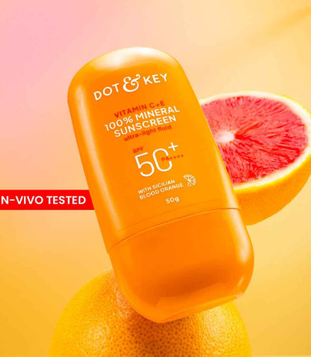 Dot & Key Vitamin C + E 100% Mineral Sunscreen IN-VIVO tested SPF 50+, PA++++