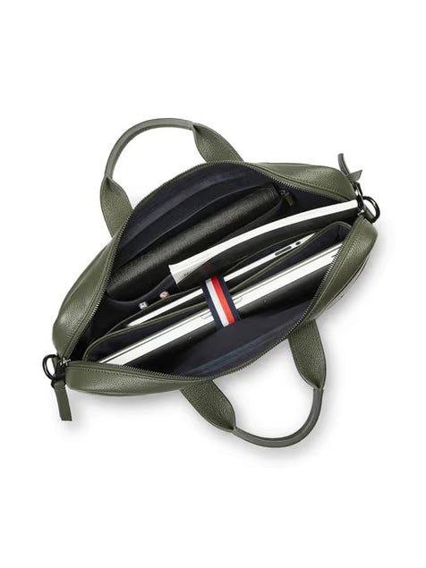 Tommy Hilfiger Olive Hampshire Laptop Bag