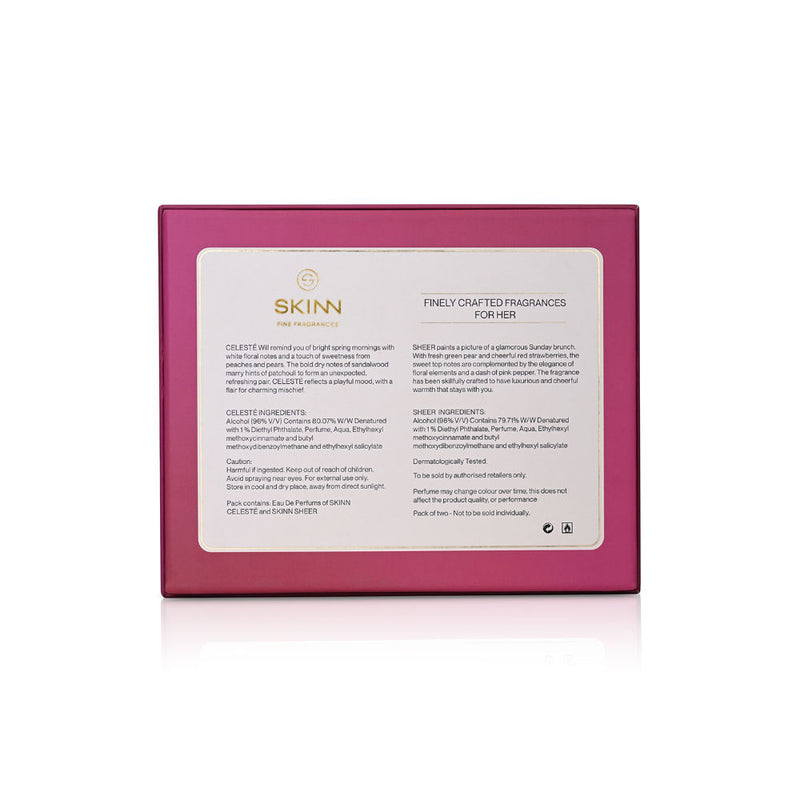 SKINN by Titan Women Celeste & Sheer Miniature EDP Gift Set - 25 ml Each - image 5 of 6 - Perfume