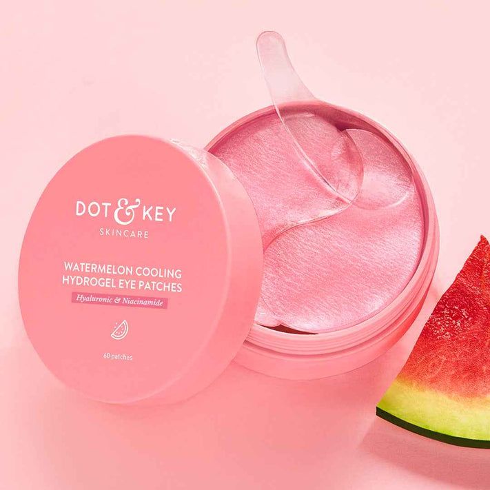 Dot & Key Watermelon Hydrogel Under-eye Patches — front pack shot
