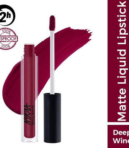 Nykaa All Day Matte Liquid Lipstick - Bride Crew