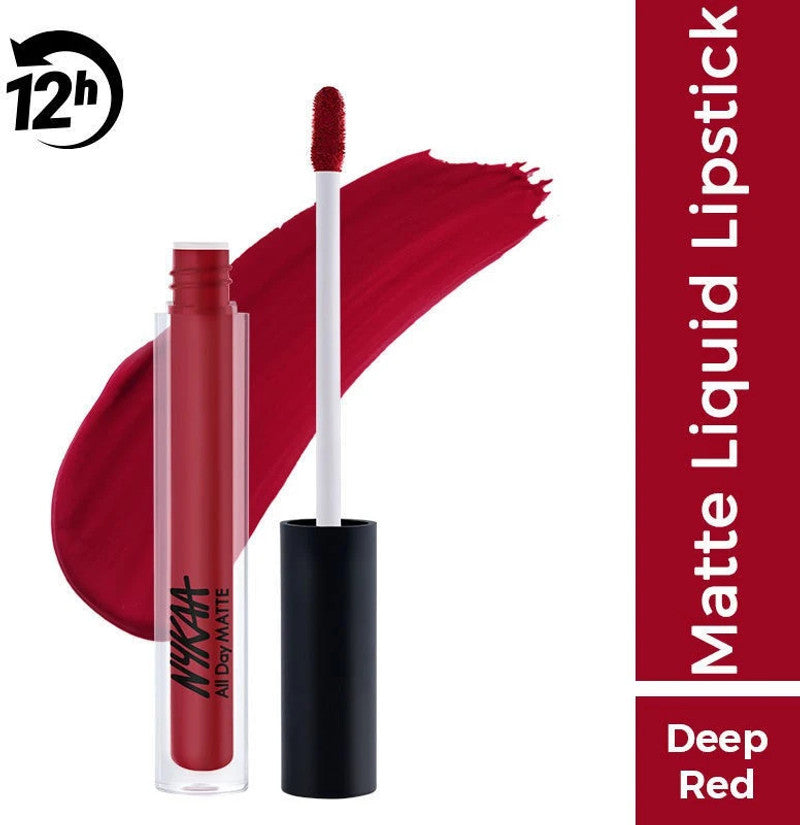 Nykaa All Day Matte Liquid Lipstick — front view