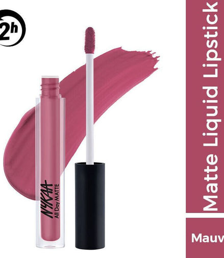 Nykaa All Day Matte Liquid Lipstick - Grand Fan