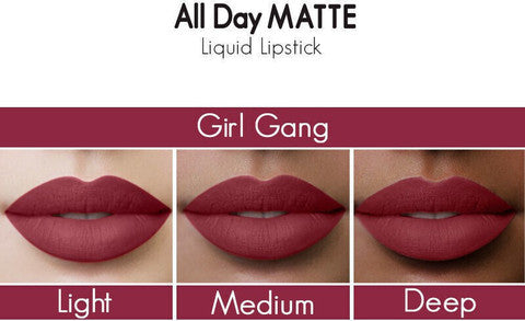 Nykaa All Day Matte Liquid Lipstick — front view