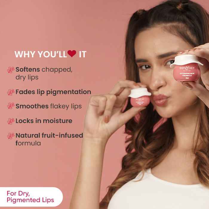 Dot & Key Lip Plumping Mask with Vitamin C + E