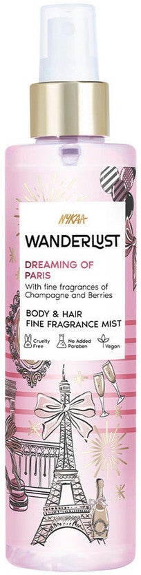 Nykaa Wanderlust Fragrance Body Mist — back view