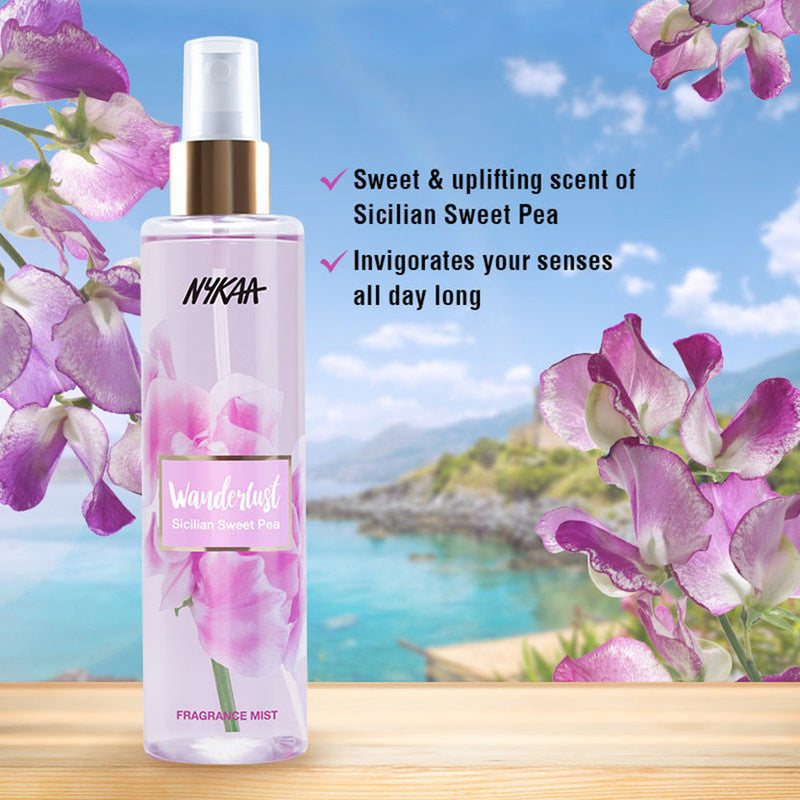 Nykaa Wanderlust Fragrance Body Mist — front view