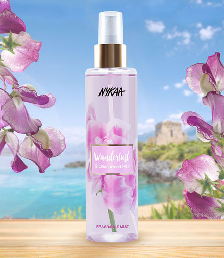 Nykaa Wanderlust Fragrance Body Mist - Sicilian Sweet Pea