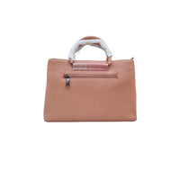 Carybu Leather Handbag — Women's Pink (Large)