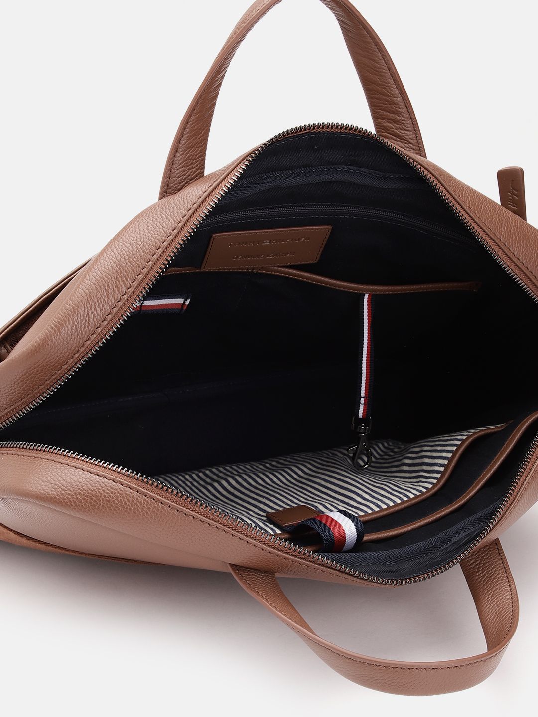 Tommy Hilfiger Tan Galveston Laptop Bag