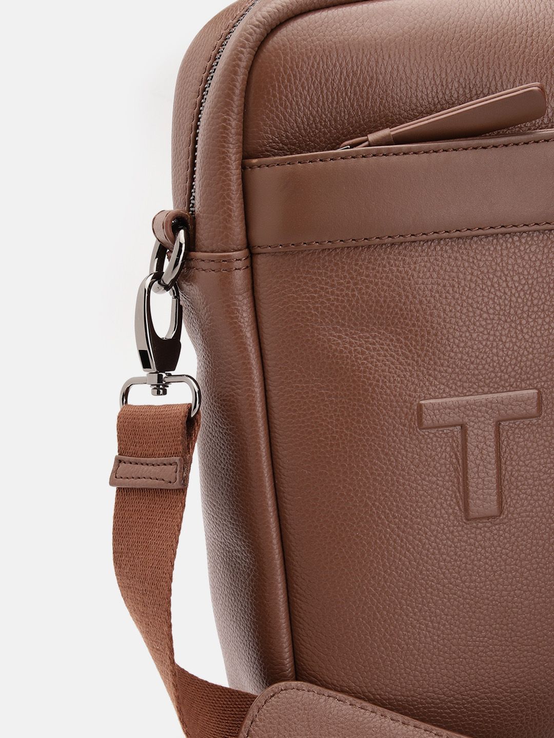 Tommy Hilfiger Tan Galveston Laptop Bag