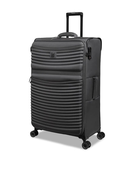 IT Luggage Precursor Charcoal Trolley Bag