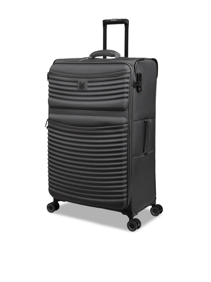 IT Luggage Precursor Charcoal Trolley Bag