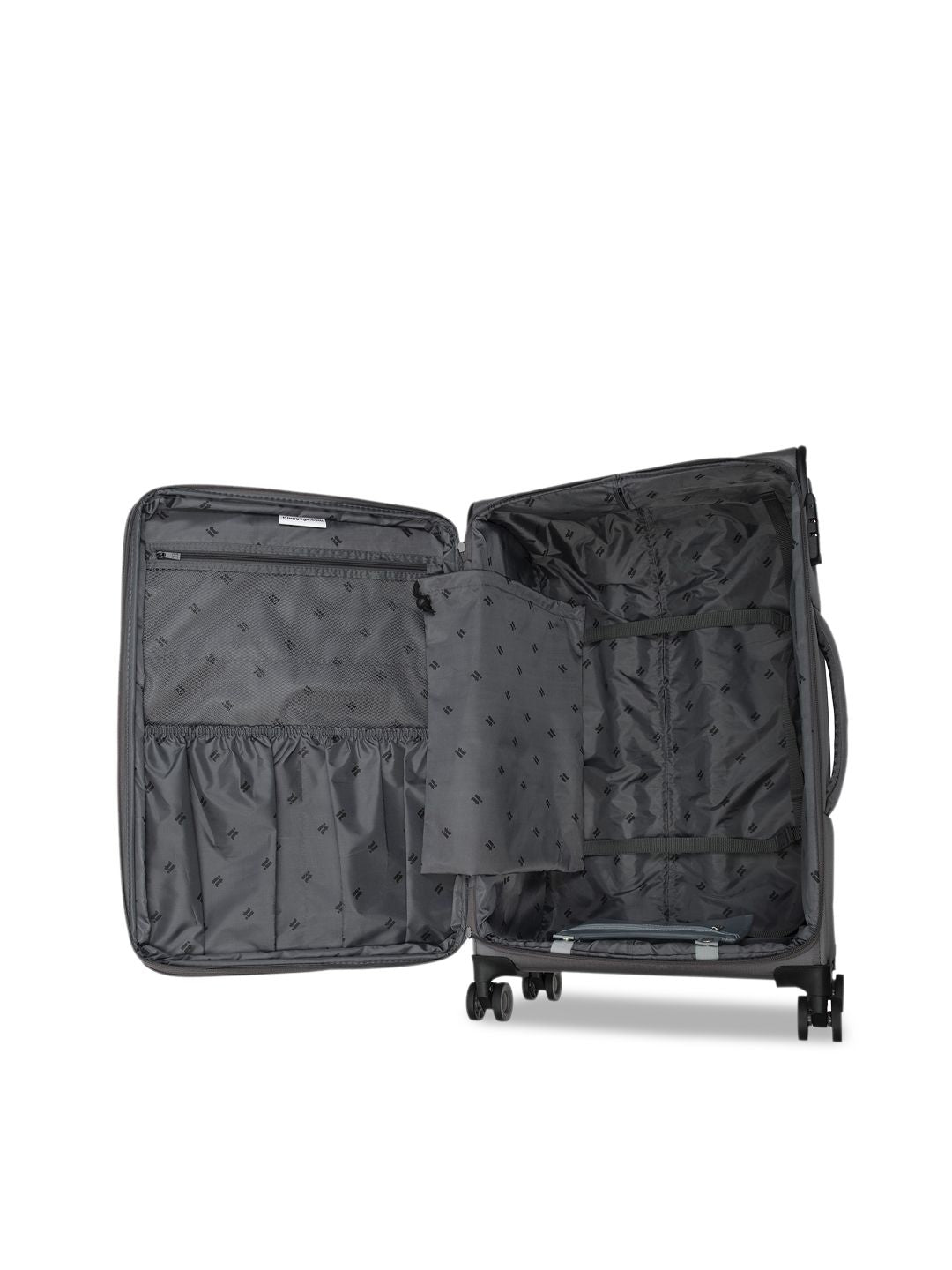 IT Luggage Precursor Charcoal Trolley Bag