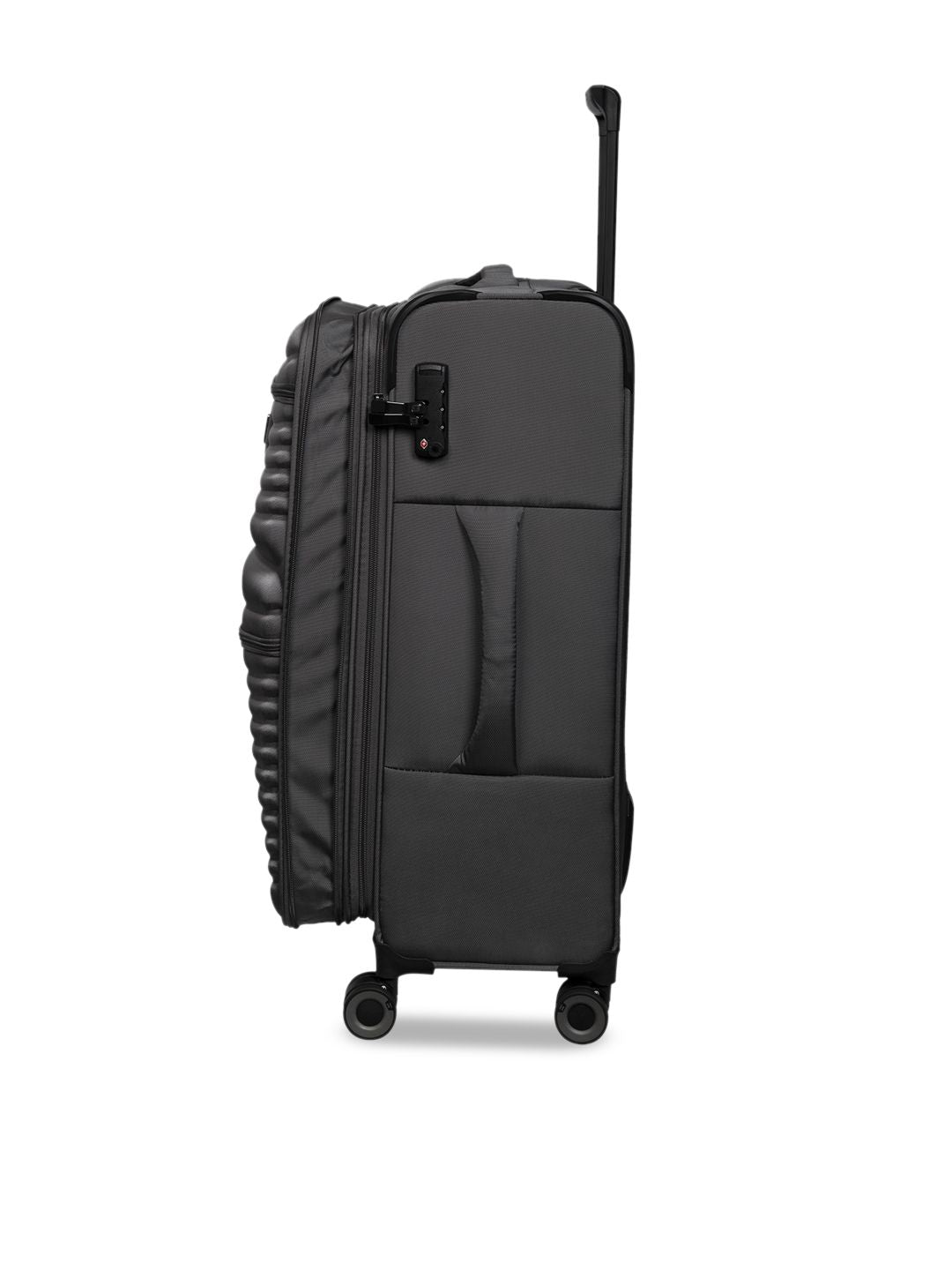 IT Luggage Precursor Charcoal Trolley Bag