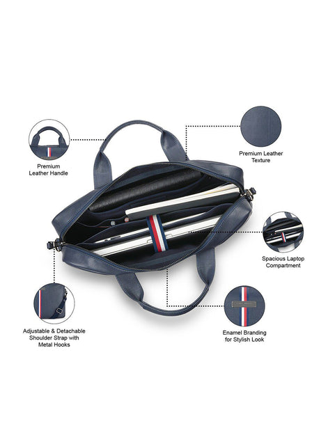 Tommy Hilfiger Westminster Navy Blue Laptop Bag