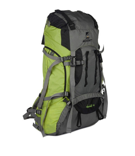 Wildcraft Alpinist 55 L rucksack in Green - side view