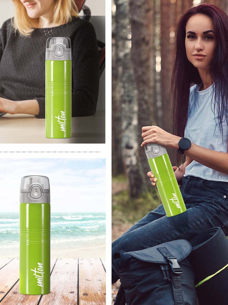 Milton Green Vogue Stainless Steel Water Bottle