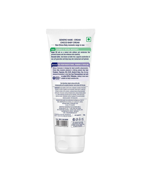 Chicco Baby Moments Baby Cream Prevent Dryness Non-Sticky & Moisturizing