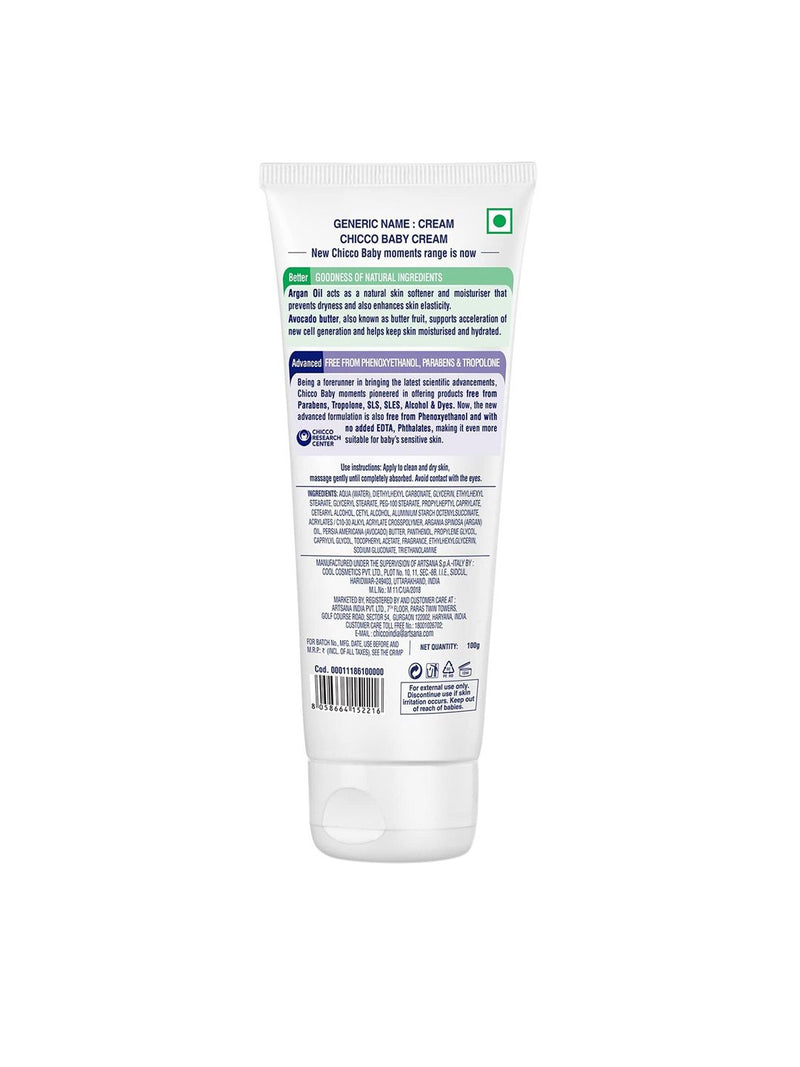 Chicco Baby Moments Baby Cream - image 2 of 8 - Baby Care