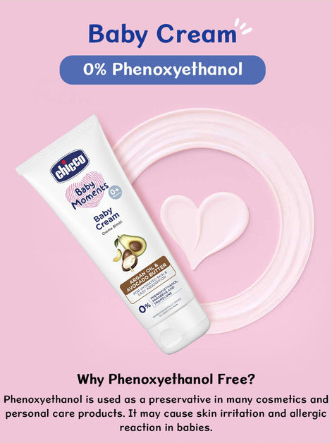 Chicco Baby Moments Baby Cream Prevent Dryness Non-Sticky & Moisturizing