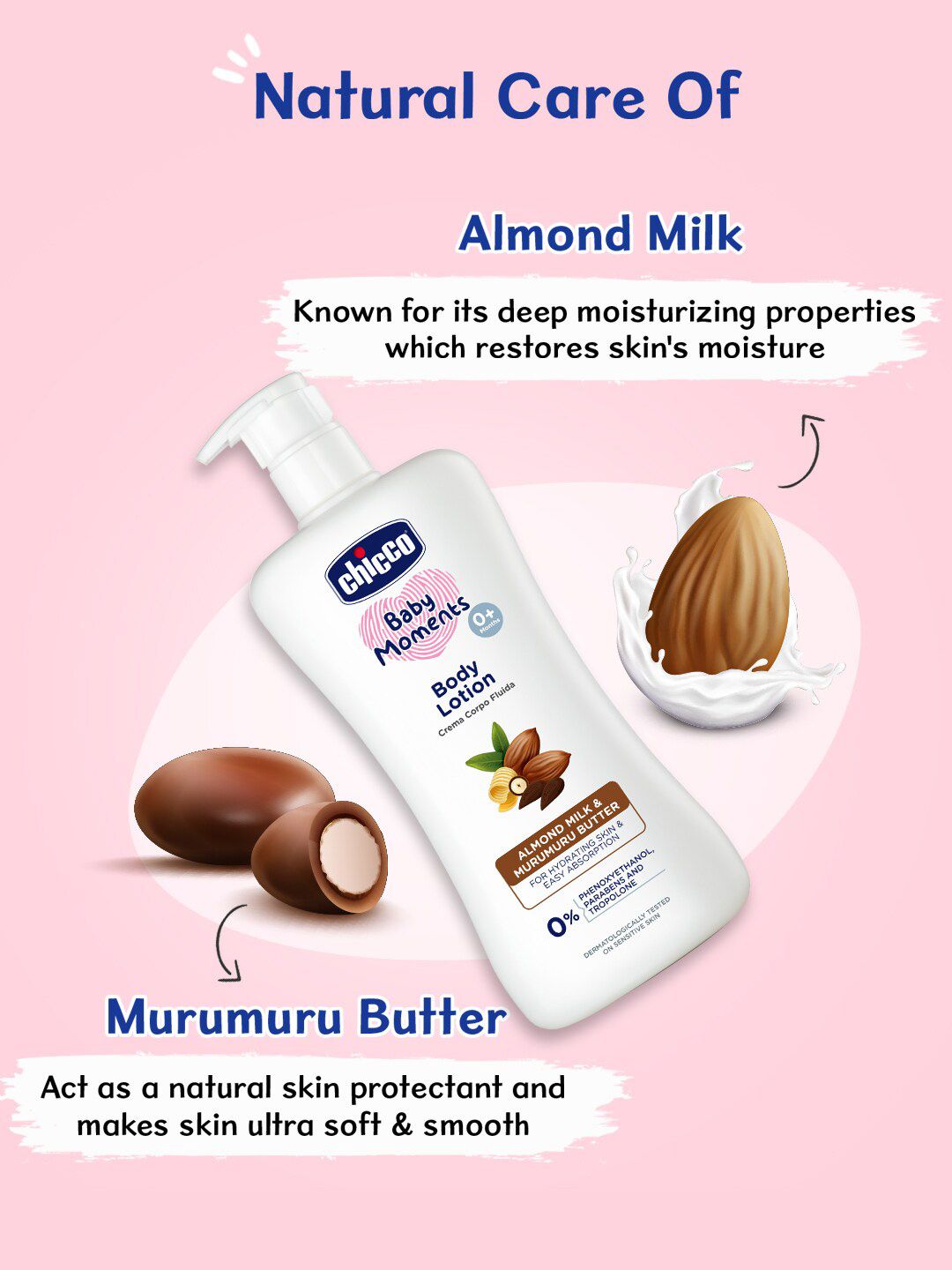 Chicco Baby Moments Body Lotion For Daily Moisturization