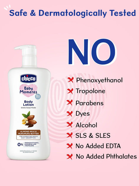 Chicco Baby Moments Body Lotion For Daily Moisturization